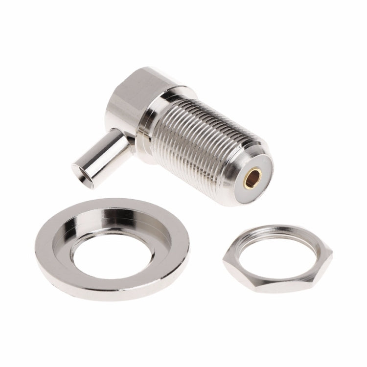 UHF Female SO239 Right Angle RF Connector for RG58 / RG142 LMR195 Coaxial Cable UHF Female SO239 Right Angle RF Connector for RG58 / RG142 LMR195 Coaxial Cable